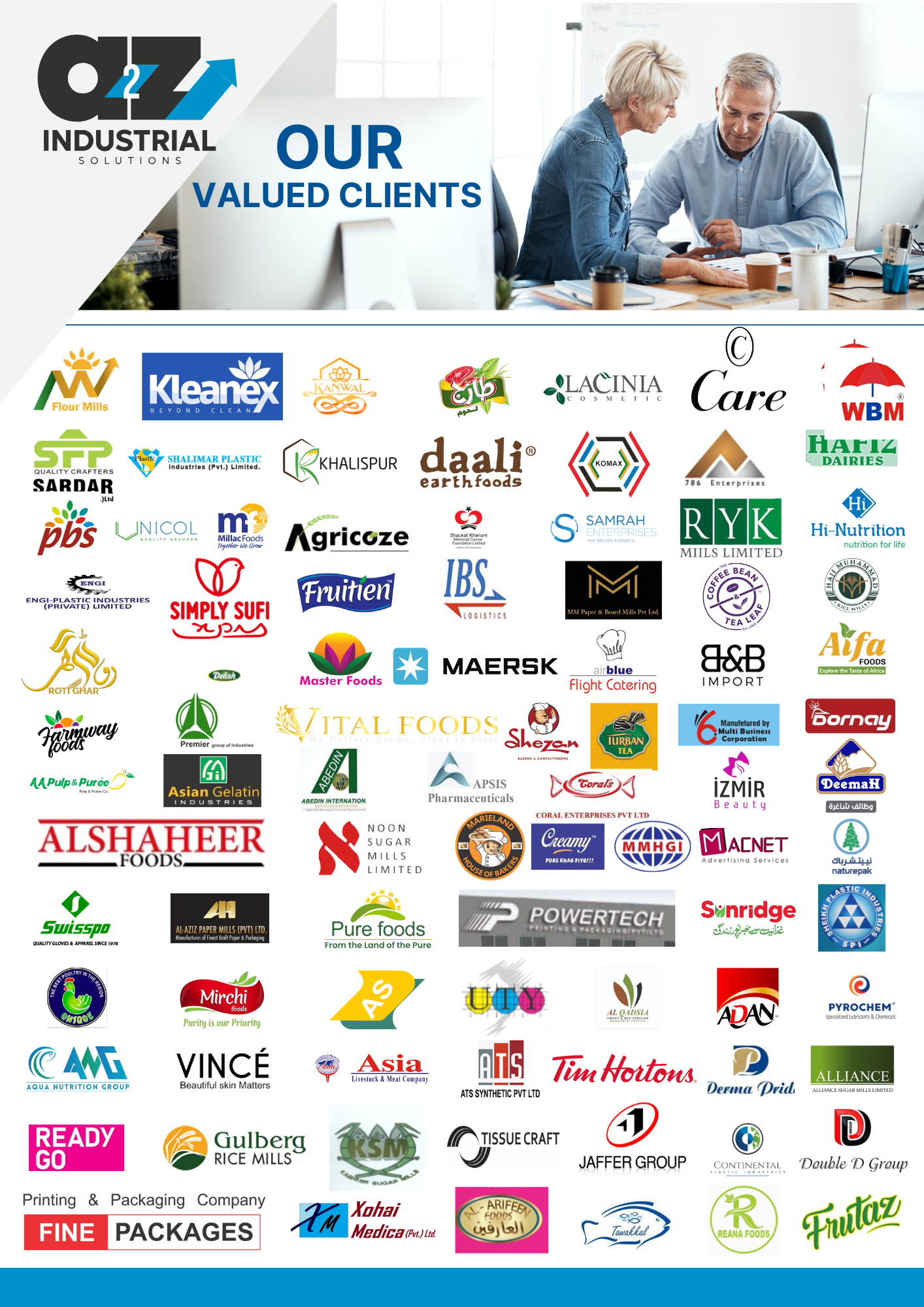 A2Z Industrial Solutions Valued Clients Portfolio